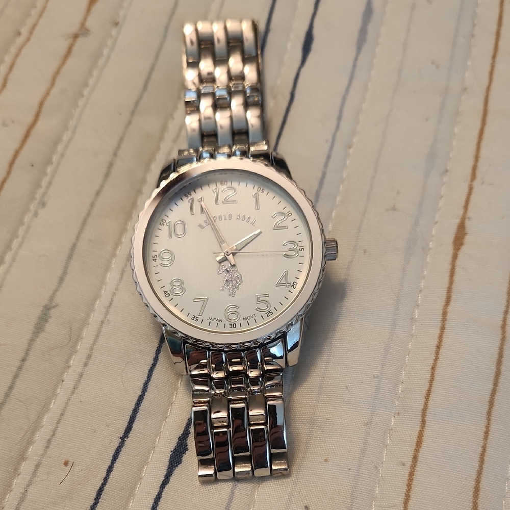 U.S. Polo Assn. Silver Men's Watch